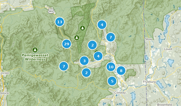 Bartlett, New Hampshire Map