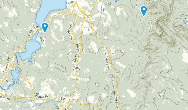 Belmont, New Hampshire Map
