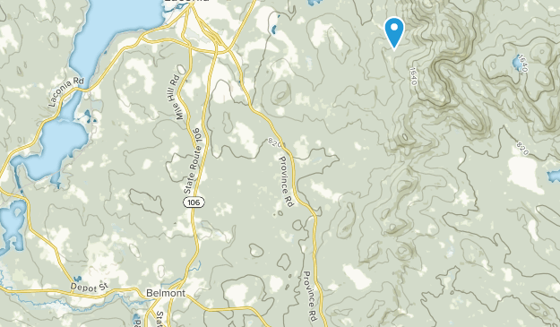 Belmont, New Hampshire Map