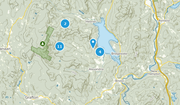 Bristol, Nuevo Hampshire Map