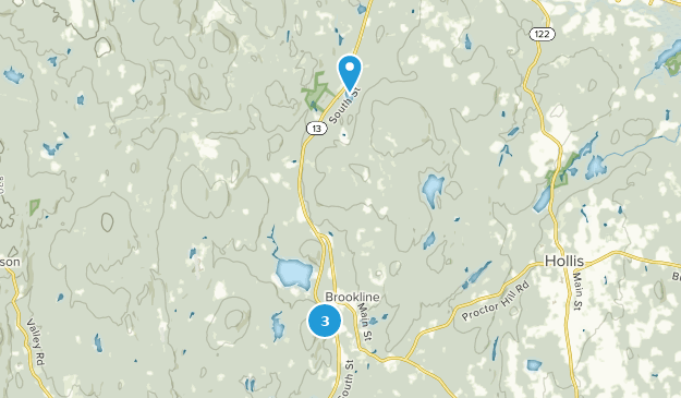 Brookline, New Hampshire Map