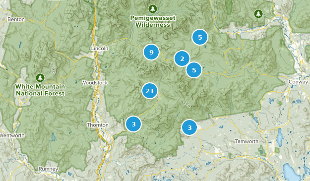 Campton, New Hampshire Map