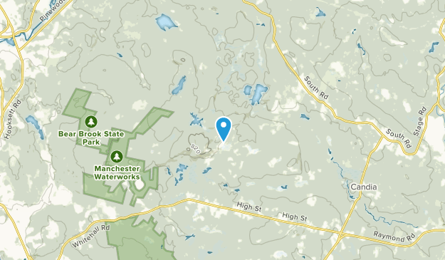 Candia, New Hampshire Map