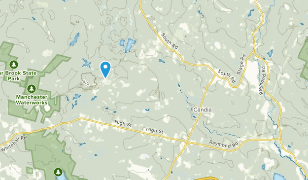 Candia, New Hampshire Map
