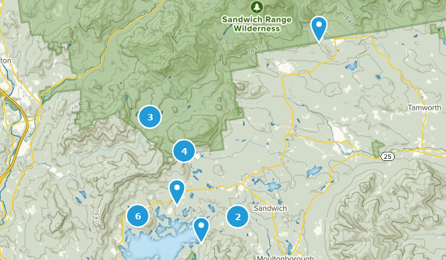 Center Sandwich, New Hampshire Map