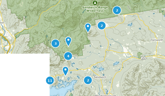 Center Sandwich, New Hampshire Map