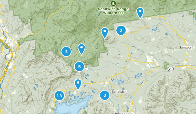 Center Sandwich, New Hampshire Map