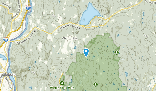 Chesterfield, New Hampshire Map
