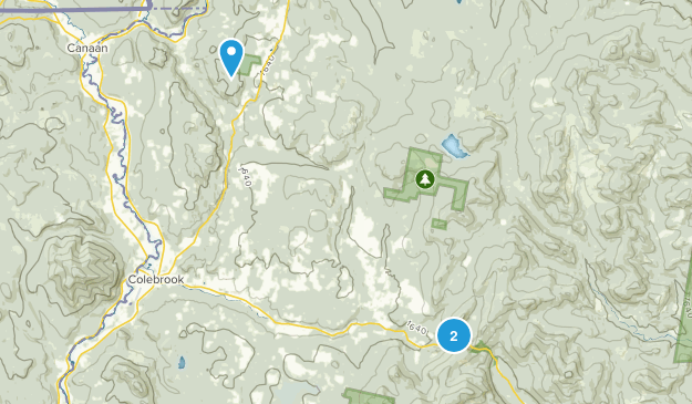 Colebrook, New Hampshire Map