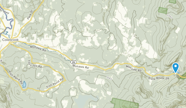 Colebrook, New Hampshire Map