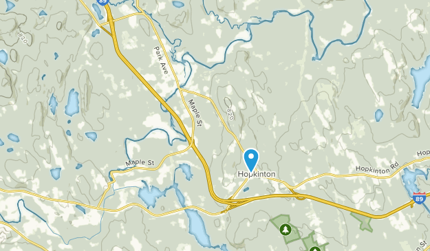 Contoocook, New Hampshire Map