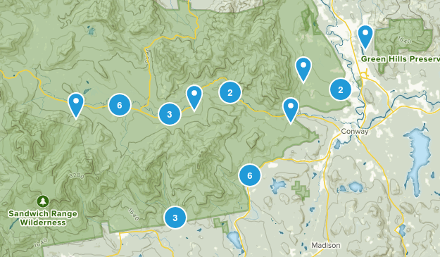 Conway, New Hampshire Map