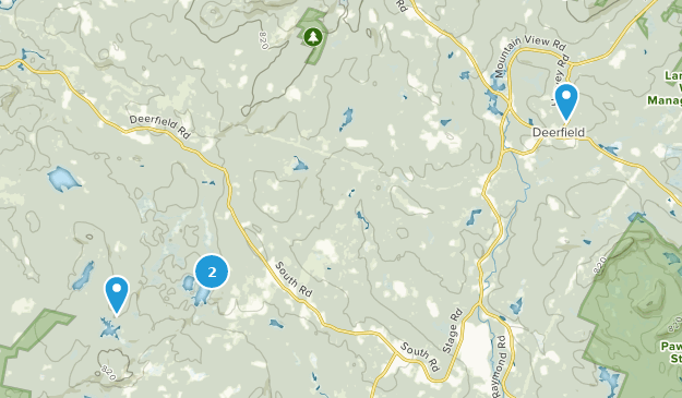 Deerfield, New Hampshire Map