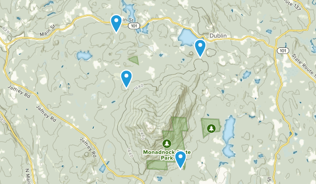Dublin, New Hampshire Map