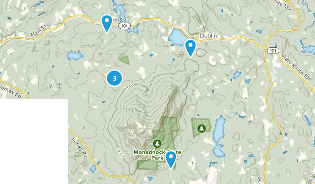 Dublin, New Hampshire Map