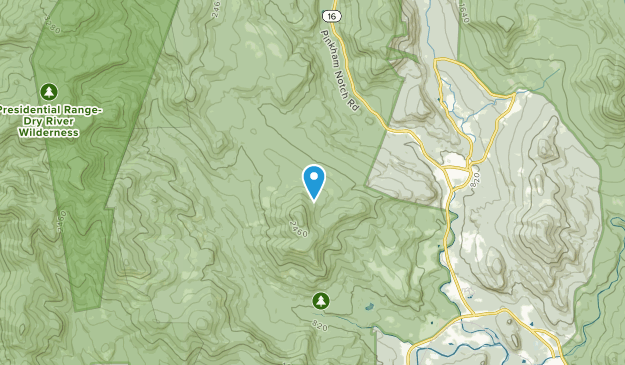 Ducks Head, New Hampshire Map