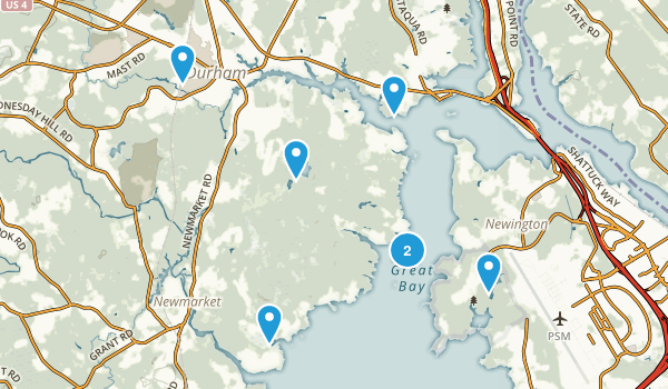 Durham, New Hampshire Map