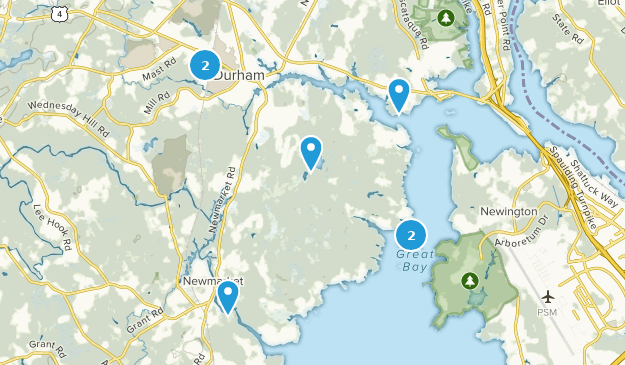Durham, New Hampshire Map