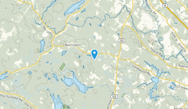 East Barrington, New Hampshire Map