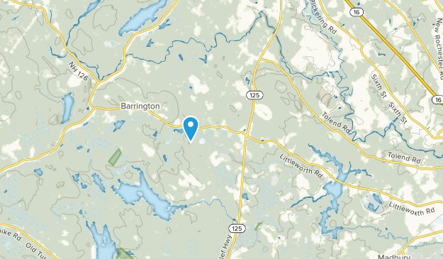 East Barrington, New Hampshire Map