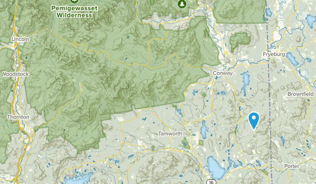 Eaton, New Hampshire Map