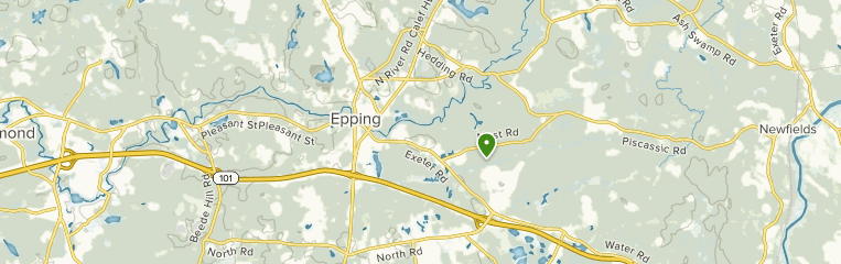 Alternative Trail Map near Epping, New Hampshire