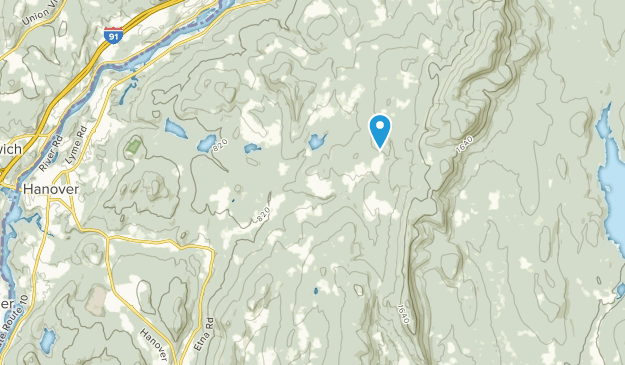 Etna, New Hampshire Map