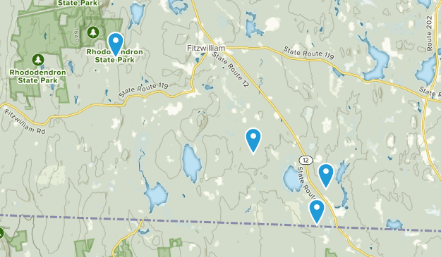 Fitzwilliam, New Hampshire Map