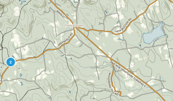 Francestown, New Hampshire Map