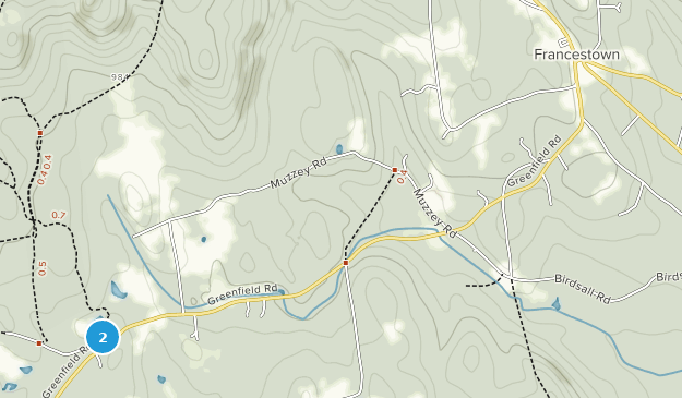 Francestown, New Hampshire Map
