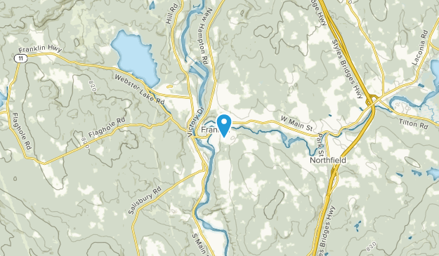 Franklin, New Hampshire Map