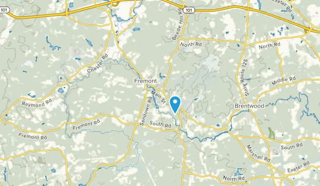 Fremont, New Hampshire Map