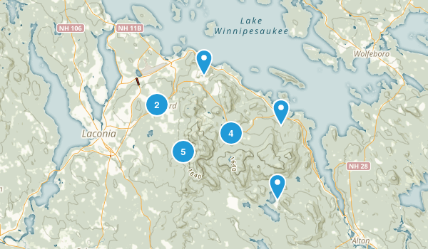 Gilford, New Hampshire Map