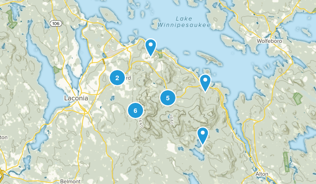 Gilford, New Hampshire Map