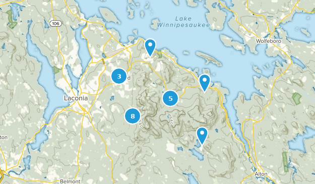 Gilford, New Hampshire Map