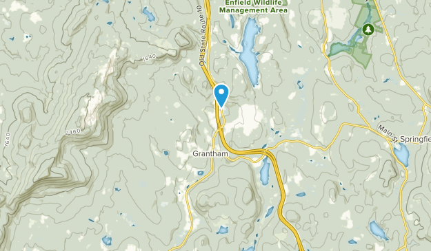 Grantham, New Hampshire Map