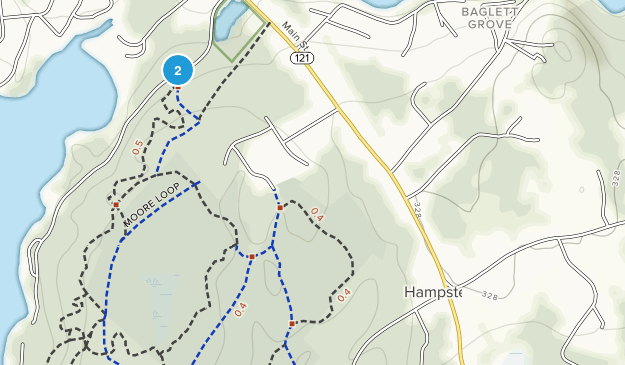 Hampstead, New Hampshire Map