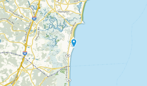 Hampton Beach, New Hampshire Map