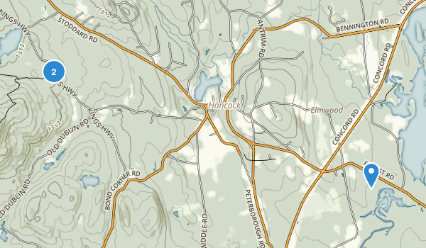 Hancock, New Hampshire Map