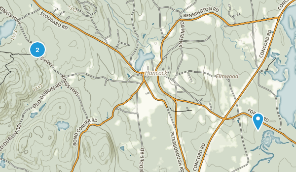 Hancock, New Hampshire Map