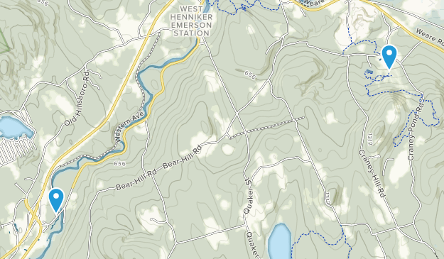 Henniker, New Hampshire Map