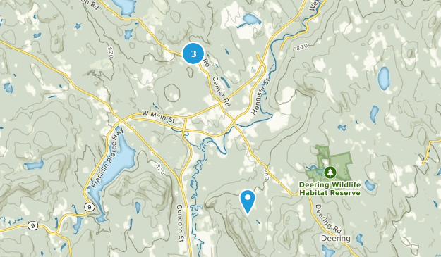 Hillsborough, New Hampshire Map