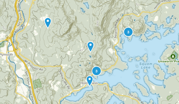 Holderness, New Hampshire Map