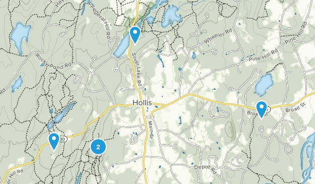 Hollis, New Hampshire Map
