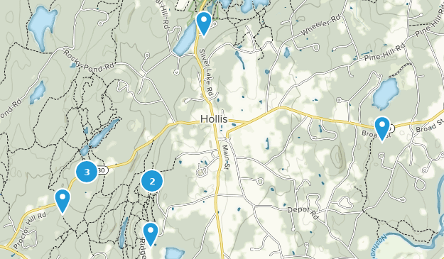 Hollis, New Hampshire Map