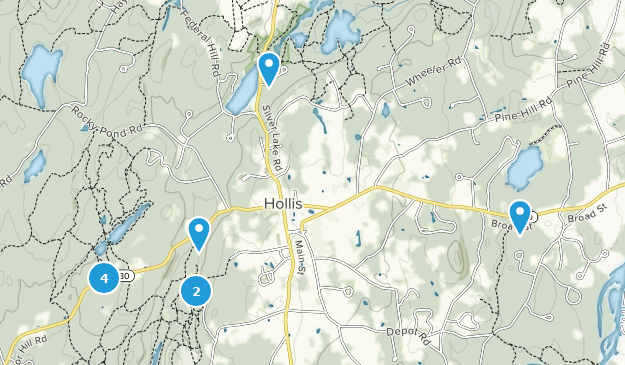 Hollis, New Hampshire Map