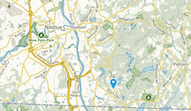 Hudson, New Hampshire Map