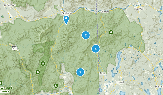 Intervale, New Hampshire Map
