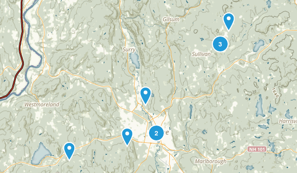 Keene, New Hampshire Map