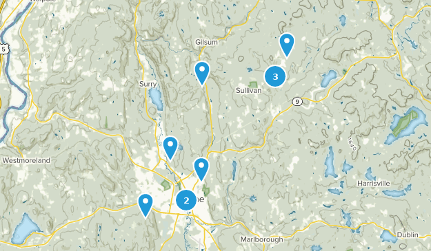 Keene, New Hampshire Map